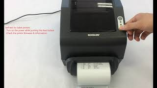 Printer setup and installationSelf test for Label printers [upl. by Letta85]