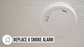 DIY Replace a Smoke Alarm  Battery Operated see Disclaimer [upl. by Cleary957]