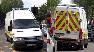 Lambeth DIM Detection Identification amp Monitoring Unit Responding  London Fire Brigade [upl. by Oilut]