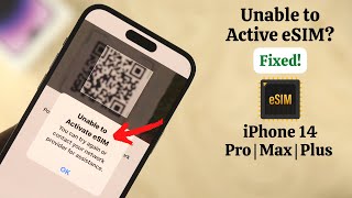 Unable to Activate eSIM on iPhone Here Is the Fix [upl. by Salvucci503]