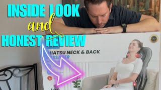 Comfier Shiatsu Neck Back Massager Unboxing amp Review [upl. by Lydell]