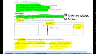 First Intuition  AAT Level 3 Dealing with accruals [upl. by Marcell]