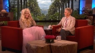 Nicki Minaj Catches Up with Ellen [upl. by Muraida]