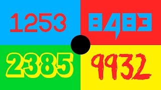 Colorful Numbers 1  50000 Fonts [upl. by Kcirderf221]