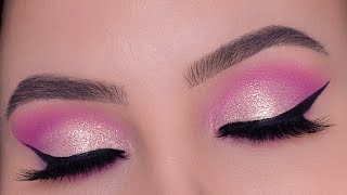 Pink Golden Eye Makeup Tutorial  Youll LOVE THIS pink look for a Night Out [upl. by Alyosha]