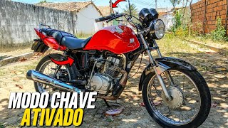 MOTOVLOG SEM RETROVISOR DE FAN 125 E FILTRO ESPORTIVO MOTOVLOG  FAN 125 SEM FILTRO NA MINE CIDADE [upl. by Eednahs]