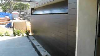 Flush Mounted Custom Wood Garage Door [upl. by Moth]