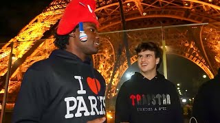 Kanel Joseph Gets Pressed by His 1 Fan in Paris [upl. by Peterus104]