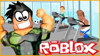 MI PROPIO GYM Roblox Gym Tycoon [upl. by Thorley]