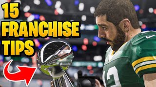 15 Tips for Madden Franchise Mode [upl. by Aytak628]