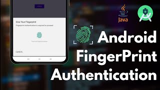 How to add Fingerprint Authentication  Android Tutorial  API 23 [upl. by Assirhc]