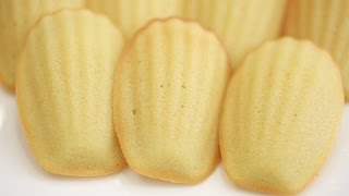 HOMEMADE MADELEINES RECIPE FRENCH BUTTER CAKES [upl. by Sauveur]