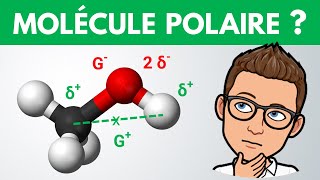 Molécule polaire ou apolaire  ✏️ Exemple corrigé  1ère  Chimie [upl. by Knepper612]