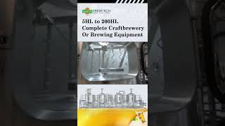 Brewery equipment of 50L to 200HL made from Tiantai company [upl. by Garling590]