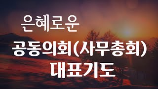 대표기도가 어려운 분들을 위한 공동의회사무총회 대표기도 [upl. by Arnst]