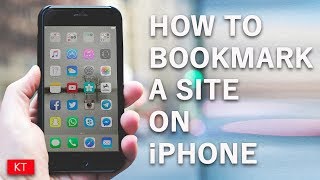 How to bookmark a site on iPhone [upl. by Brinson]