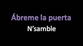 Ábreme la puerta  en vivo   Nsamble [upl. by Oinotna]