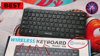 Matlek 24Ghz Small Wireless Keyboard Review [upl. by Scales]