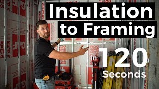 SHIPPING CONTAINER HOME Insulation to Framing in 120 SECONDS [upl. by Elle]