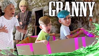 GRANNY Chapter Two BOAT ESCAPE In Real Life Funhouse Family [upl. by Shaylynn]