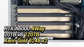 Xon Gold 6248 Dual ㅣRTX A6000 Deep Learning Server PC [upl. by Oberon]