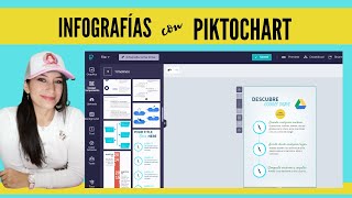 Cómo crear una Infografia en Piktochart [upl. by Crowns959]