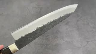 Tsunehisa Aogami Super Gyuto Nashiji 210mm [upl. by Nesilla]