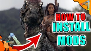 HOW TO INSTALL MODS IN ARK  Singleplayer amp Servers  GPORTAL amp NITRADO [upl. by Lolanthe809]