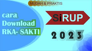 CARA MUDAH INPUT DATA APLIKASI SIRUP 2023 [upl. by Ollehto]