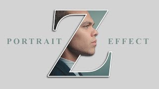 Letter Portrait Text Effect  Photoshop Tutorial [upl. by Ricketts]