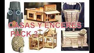 Casas y enceres pack 3 125 diseños [upl. by Nevi]