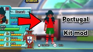 Inazuma Eleven Go Strikers 2013 Euro Portugal Kit Mod [upl. by Euphemiah359]