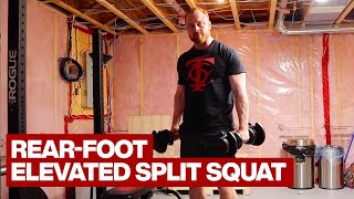 RearFoot Elevated Split Squat [upl. by Inalaeham]