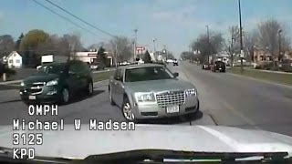 DASHCAM 100 MPH HIGHSPEED CHASE IN KENOSHA AND RACINE COUNTIES IN WISCONSIN MAY 2 2015 [upl. by Yebloc]