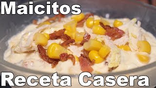 Como hacer maicitos Facil y Rapido  Maicitos Receta Casera [upl. by Imeaj192]