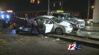 5 transported after multicar crash in Pawtucket [upl. by Latvina758]