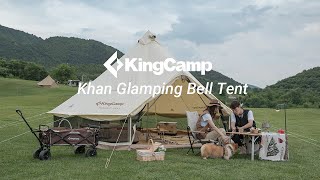 KingCamp Khan Glamping Bell Tent KT2215 [upl. by Arihaj]