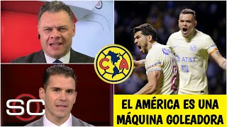 ANÁLISIS América GOLEÓ 61 al Puebla en la ida de los cuartos de final de la Liguilla  SportsCenter [upl. by Taima]