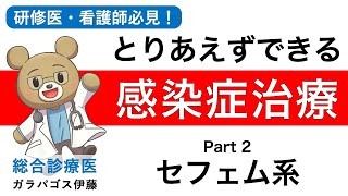 【とりあえずできる！感染症治療！】〈Part2〉セフェム系抗生剤の使い方 研修医・看護師・薬剤師向け [upl. by Yadnus]