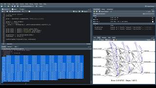 Neural Network Code in R Machine learning Introduction [upl. by Nadler]