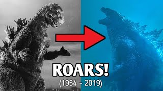 Evolution of Godzillas Roar  1954  2019 [upl. by Fradin]