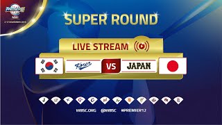 Korea v Japan  WBSC 2019 Premier12 Super Round [upl. by Yssirk]