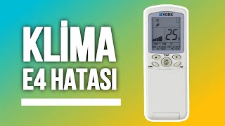 Klima E4 Hatası Nasıl Giderilir Klima E4 Arızası Çözüm [upl. by Ahsiyt488]