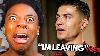 iShowSpeed Reacts To Ronaldo RETIRING [upl. by Marrissa]