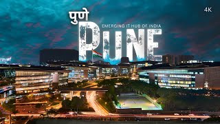 Pune City 4k Cinematic Video  पुणे शहर  Emerging IT Hub of India [upl. by Enoval]