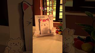 Cute calendar making malayalamCute desk decor diy calendar making🐰🐱 keerthana3142 diy [upl. by Adien892]