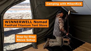 WINNERWELL Nomad Large Tent Stove Setup  Shorts [upl. by Aihsenak]