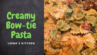 Creamy Bow Tie Pasta  How to Make Creamy Pasta  Dinner tonight  One Pot Meal  Easy Recipe [upl. by Allveta597]