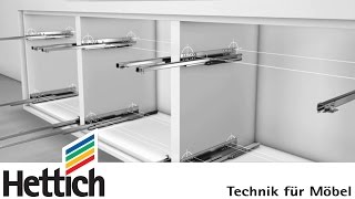 Quadro Auszugsführungen für Holzschubkästen von Hettich [upl. by Aivonas]