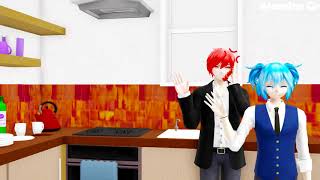 【MMD 暗殺教室】A Bad Idea【Akabane Karma amp Shiota Nagisa】 [upl. by Bickart]